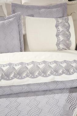 Çeyiz Diyarı Anka 10 Parça Battaniyeli Çeyiz Seti Gri - 8