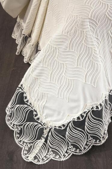 Çeyiz Diyarı Anka 10 Parça Battaniyeli Çeyiz Seti Krem - Çeyiz Diyarı (1)