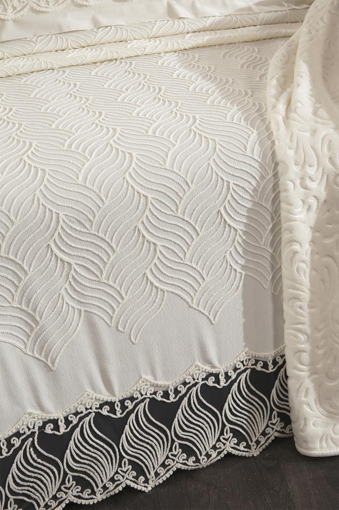 Çeyiz Diyarı Anka 10 Parça Battaniyeli Çeyiz Seti Krem - 3