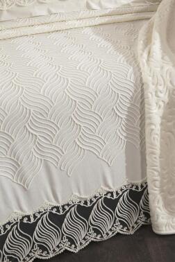 Çeyiz Diyarı Anka 10 Parça Battaniyeli Çeyiz Seti Krem - 3