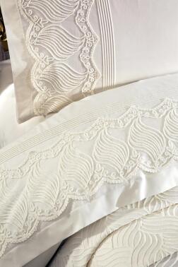 Çeyiz Diyarı Anka 10 Parça Battaniyeli Çeyiz Seti Krem - 6