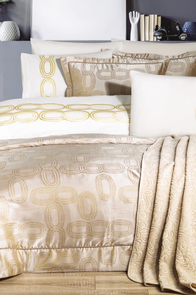 Çeyiz Diyarı Arel 10 Parça Çeyiz Seti Altın - 1