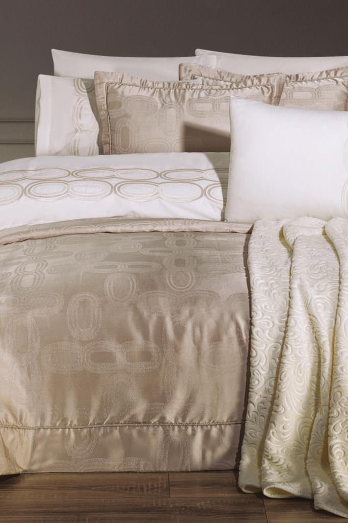 Çeyiz Diyarı Arel 10 Parça Çeyiz Seti Bej - 1