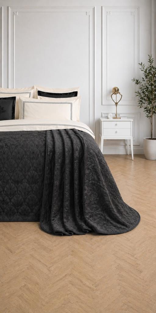 Çeyiz Diyarı Asel 10 Parça Çeyiz Seti Antrasit - 7