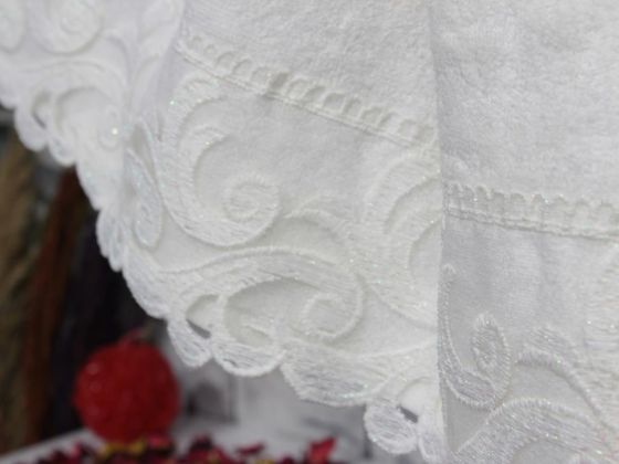 Çeyiz Diyarı Belinda El Yüz Havlusu Krem - Çeyiz Diyarı (1)