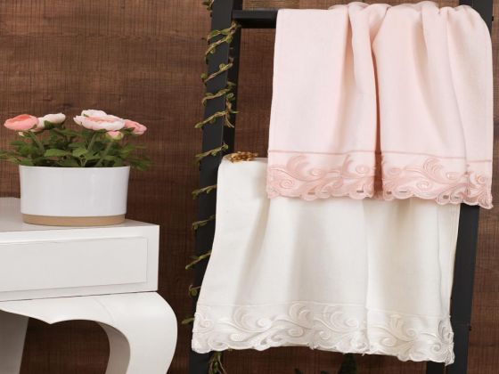 Çeyiz Diyarı Belinda 2'li El Yüz Havlu Seti - Çeyiz Diyarı