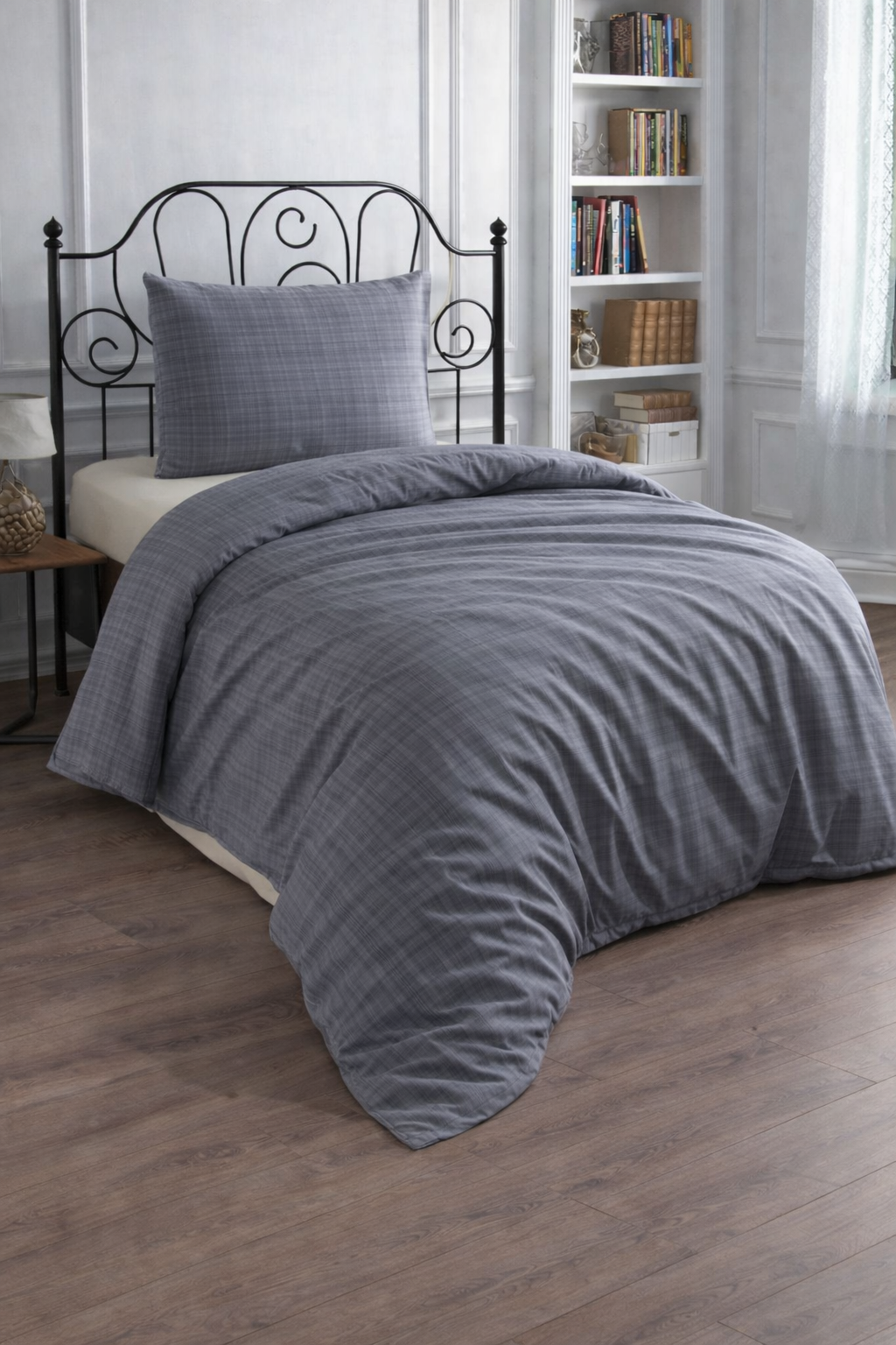 Çeyiz Diyarı Brush 2 Parça Tek Kişilik Nevresim Seti - 8