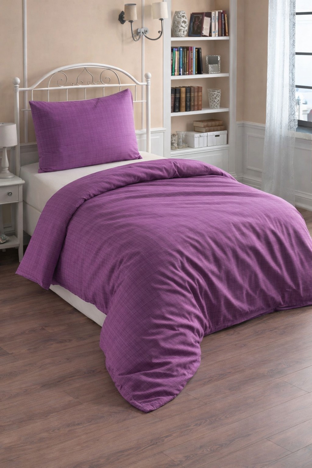 Çeyiz Diyarı Brush 2 Parça Tek Kişilik Nevresim Seti - 28