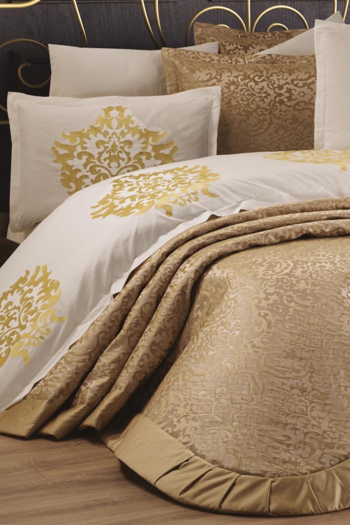 Çeyiz Diyarı Carmen 10 Parça Çeyiz Seti Cappucino - 1