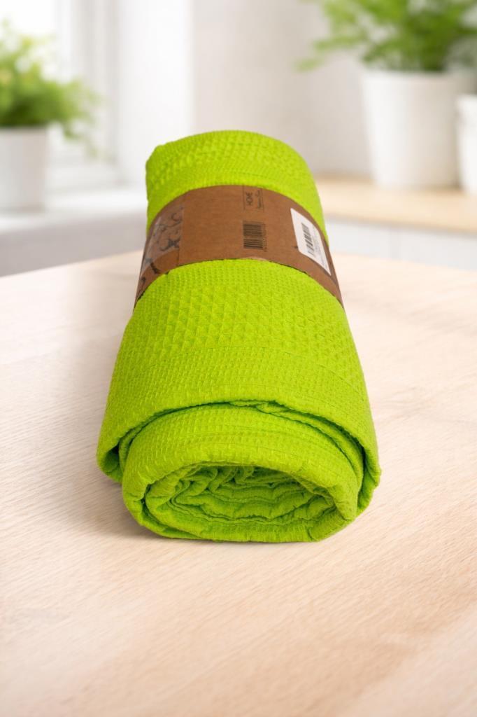 Çeyiz Diyarı Çift Kişilik Yazlık Pamuklu Tek Pike Yeşil - 1