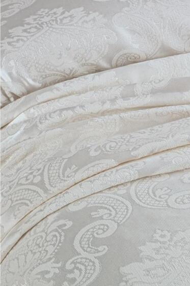 Çeyiz Diyarı Crown Yatak Örtüsü Krem - Çeyiz Diyarı (1)