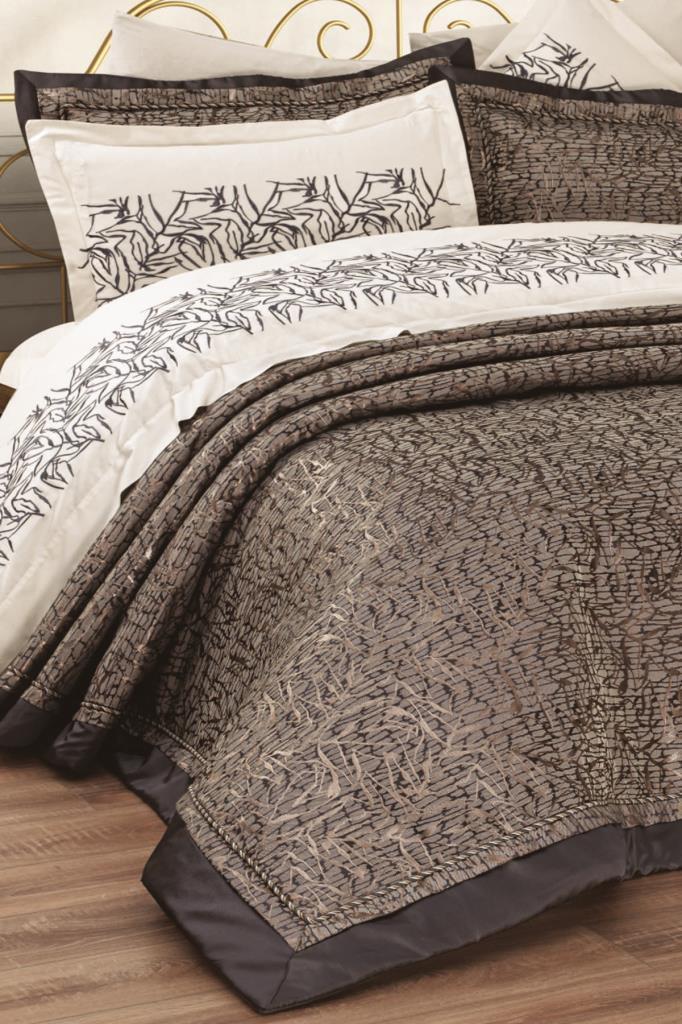 Çeyiz Diyarı Dora 10 Parça Çeyiz Seti Gri - 1