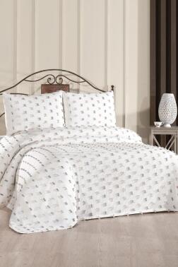 Çeyiz Diyarı Elara 3 Parça Çift Kişilik Pike Takımı - 1