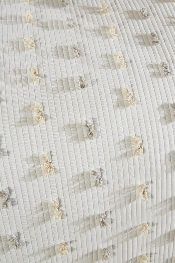 Çeyiz Diyarı Elara 3 Parça Çift Kişilik Pike Takımı - 3