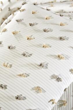 Çeyiz Diyarı Elara 3 Parça Çift Kişilik Pike Takımı - 7