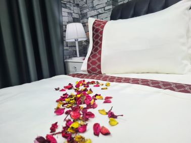 Çeyiz Diyarı Fixi Pamuk Saten Nevresim Takımı Krem Bordo - 7