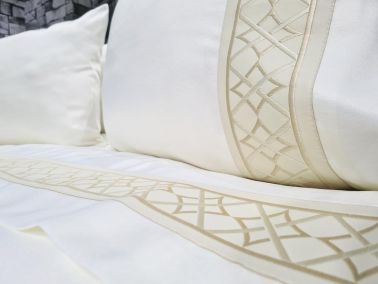 Çeyiz Diyarı Goat Pamuk Saten Nevresim Takımı Krem Gold - 4