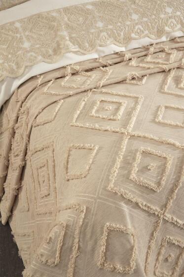 Çeyiz Diyarı Hürrem 10 Parça Battaniyeli Çeyiz Seti Bej - Çeyiz Diyarı (1)