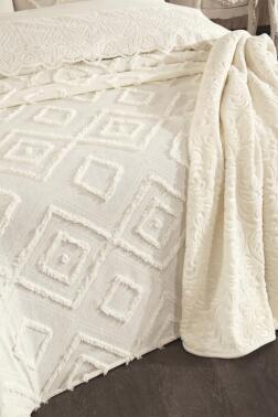 Çeyiz Diyarı Hürrem 10 Parça Battaniyeli Çeyiz Seti Krem - 5