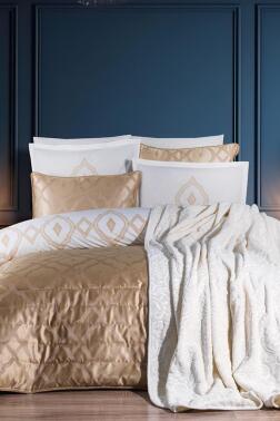 Çeyiz Diyarı İlayda 10 Parça Çeyiz Seti Cappucino - 1