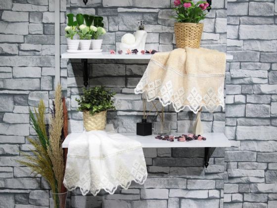 Çeyiz Diyarı İrina 2'li El Yüz Havlu Seti - Çeyiz Diyarı