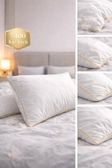 Çeyiz Diyarı Kaz Tüyü 2li Yastık Seti 50x70 Cm - Çeyiz Diyarı