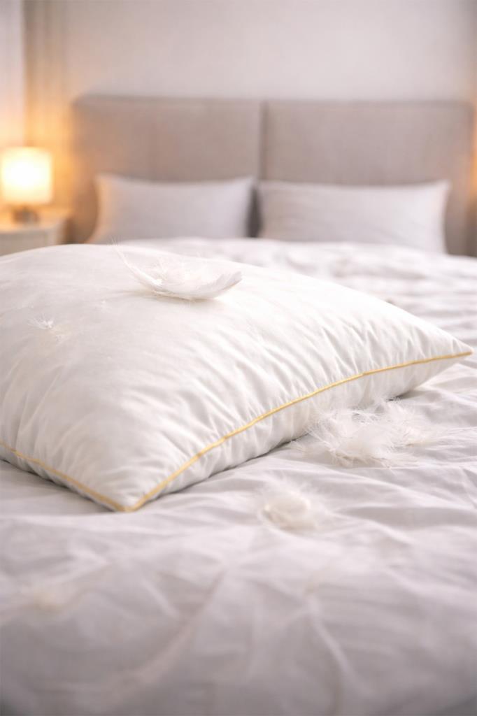 Çeyiz Diyarı Kaz Tüyü 2li Yastık Seti 50x70 Cm - 4