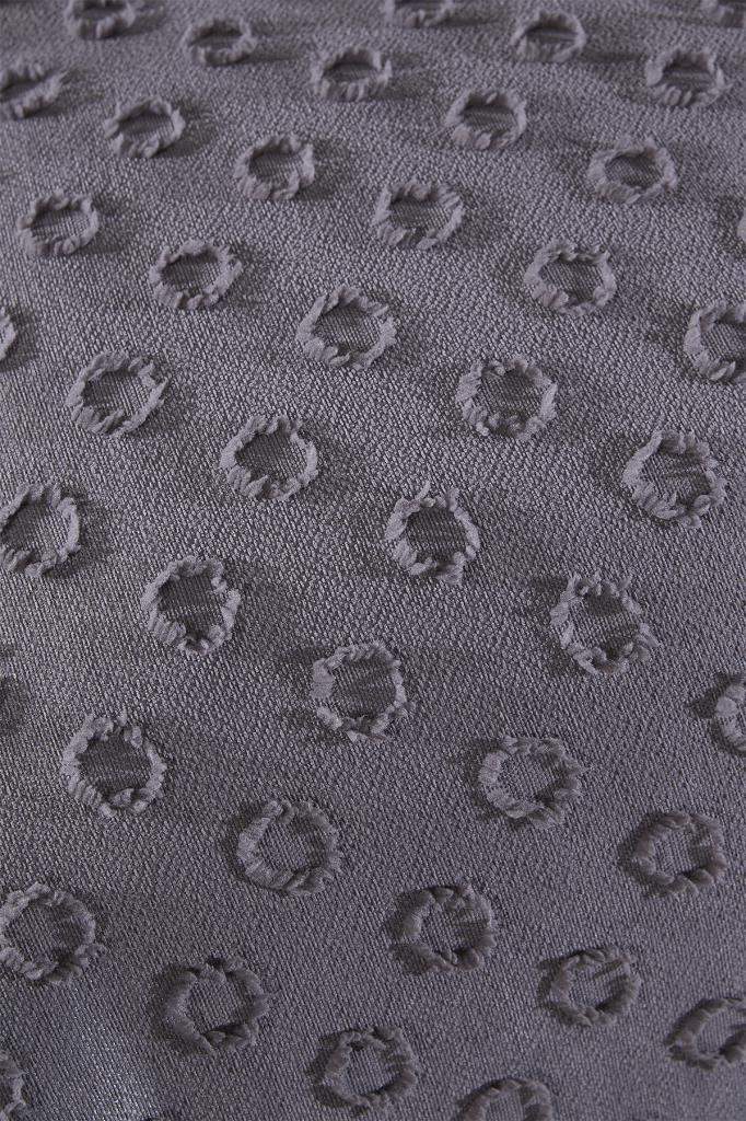 Çeyiz Diyarı Konik 2 Parça Tek Kişilik Pike Takımı Antrasit - 4