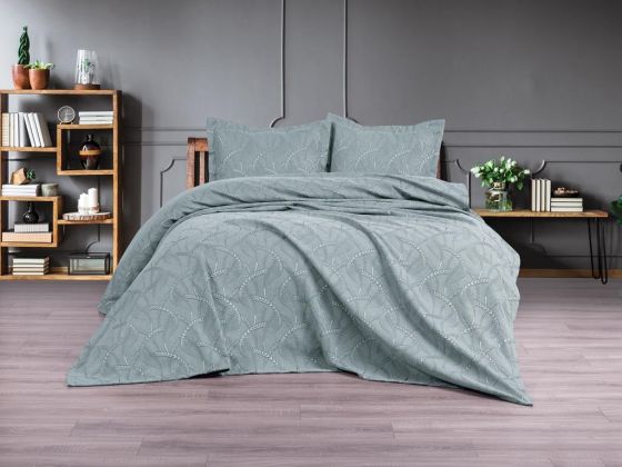 Çeyiz Diyarı Lenora 3 Parça Yatak Örtüsü Takımı Maldiv - Çeyiz Diyarı