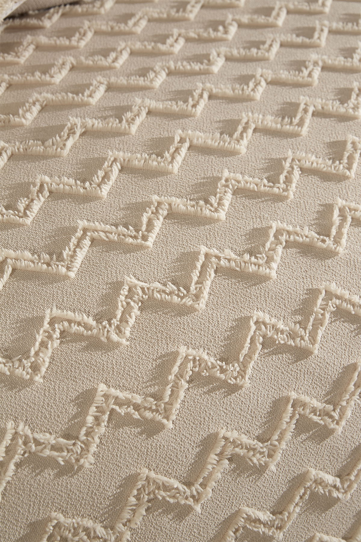 Çeyiz Diyarı Lumpa 2 Parça Tek Kişilik Pike Takımı Bej - 2