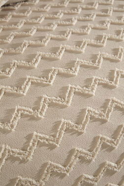 Çeyiz Diyarı Lumpa 2 Parça Tek Kişilik Pike Takımı Bej - 2