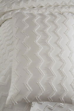 Çeyiz Diyarı Lumpa 2 Parça Tek Kişilik Pike Takımı Krem - 3