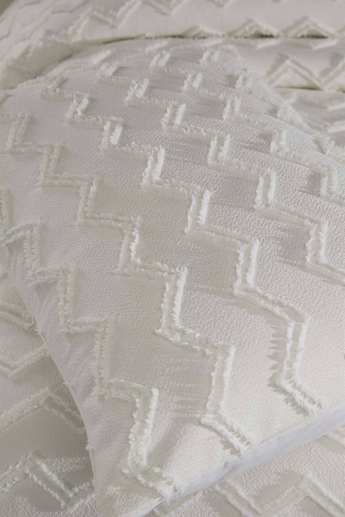 Çeyiz Diyarı Lumpa 2 Parça Tek Kişilik Pike Takımı Krem - 4