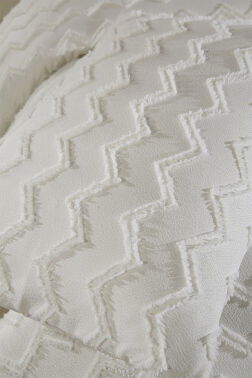 Çeyiz Diyarı Lumpa 3 Parça Çift Kişilik Pike Takımı Krem - 4