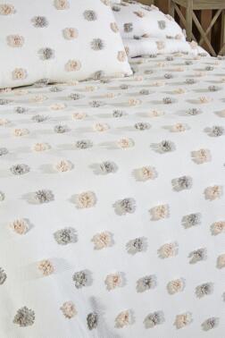 Çeyiz Diyarı Lunessa 3 Parça Çift Kişilik Pike Takımı - 4