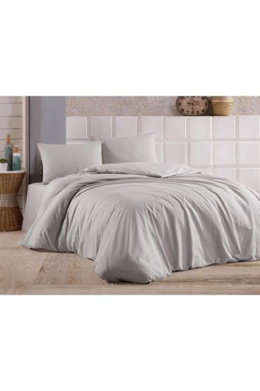 Çeyiz Diyarı Almond Çift Kişilik Nevresim Takımı Gri - Çeyiz Diyarı (1)