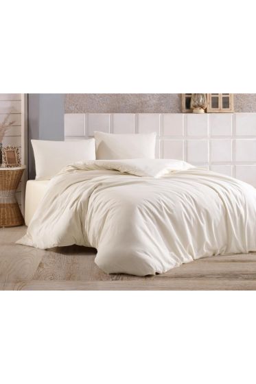 Çeyiz Diyarı Almond Çift Kişilik Nevresim Takımı Krem - Çeyiz Diyarı (1)
