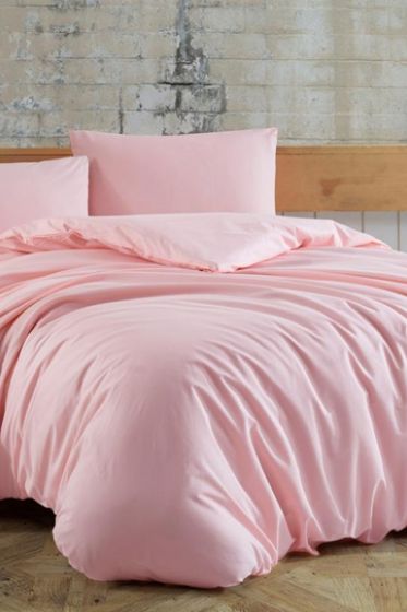 Çeyiz Diyarı Almond Tek Kişilik Nevresim Takımı Pembe - Çeyiz Diyarı