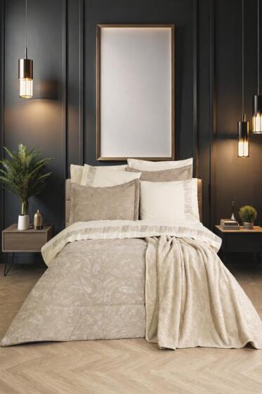 Çeyiz Diyarı Neslia 10 Parça Çeyiz Seti Bej - Çeyiz Diyarı