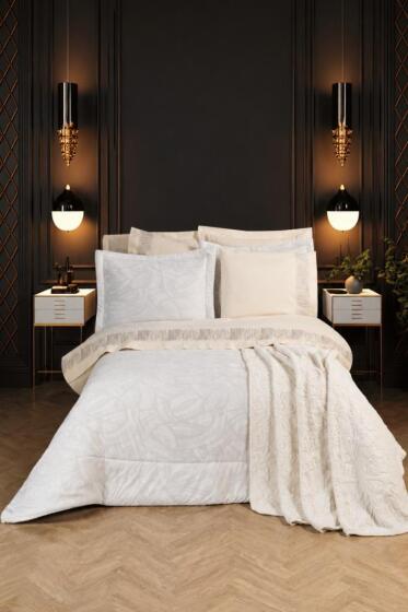 Çeyiz Diyarı Neslia 10 Parça Çeyiz Seti Krem - Çeyiz Diyarı