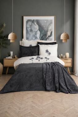 Çeyiz Diyarı Palmira 10 Parça Çeyiz Seti Antrasit - 1