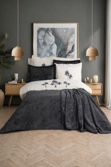 Çeyiz Diyarı Palmira 10 Parça Çeyiz Seti Antrasit - Çeyiz Diyarı