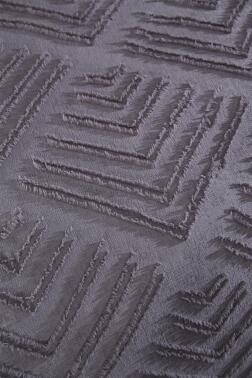 Çeyiz Diyarı Pine 2 Parça Tek Kişilik Pike Takımı Antrasit - 5