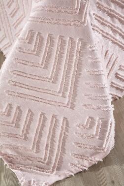 Çeyiz Diyarı Pine 2 Parça Tek Kişilik Pike Takımı Pudra - 3