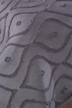 Çeyiz Diyarı Pirot 2 Parça Tek Kişilik Pike Takımı Antrasit - 2