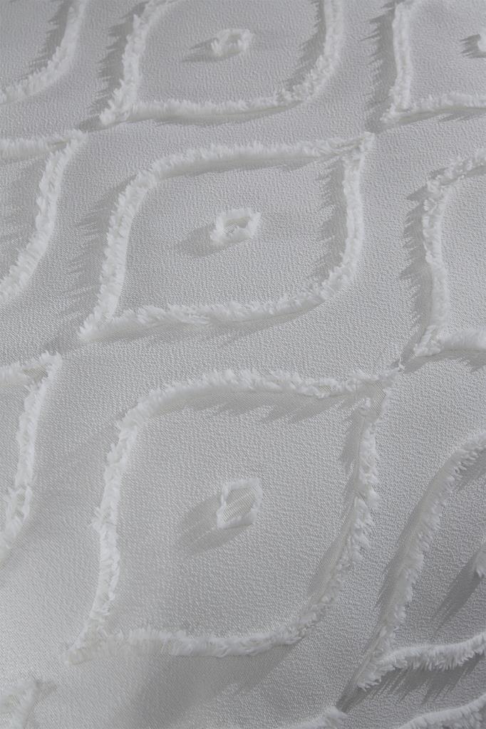 Çeyiz Diyarı Pirot 2 Parça Tek Kişilik Pike Takımı Krem - 4