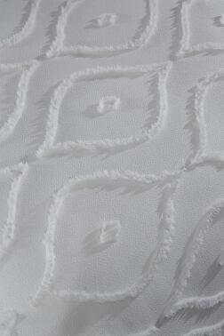 Çeyiz Diyarı Pirot 2 Parça Tek Kişilik Pike Takımı Krem - 4