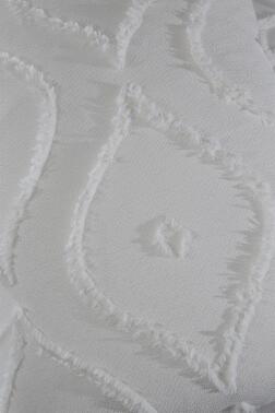 Çeyiz Diyarı Pirot 2 Parça Tek Kişilik Pike Takımı Krem - 6