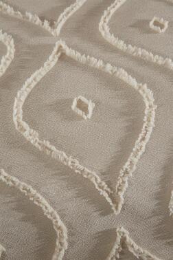 Çeyiz Diyarı Pirot 3 Parça Çift Kişilik Pike Takımı Bej - 4