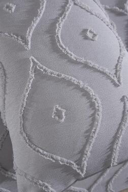 Çeyiz Diyarı Pirot 3 Parça Çift Kişilik Pike Takımı Gri - 7